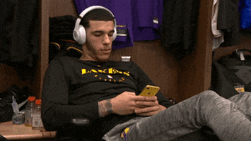 Relaxing Los Angeles Lakers GIF by NBA