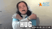 total physical response hug GIF by ALO7.com
