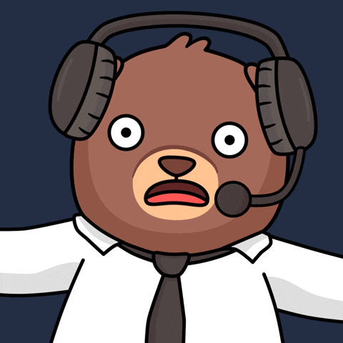 Teddy Bear Wow GIF by BEARISH