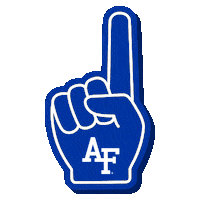Air Force Af Sticker by College Colors Day