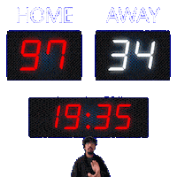 34 Away Sticker