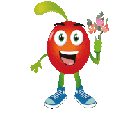 Los Angeles Apple Sticker by SuperUnico