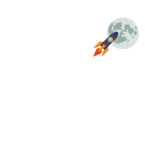 Mrshenriet giphyupload moon fly flyyoutothemoon Sticker