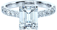 Platinum Engagement Ring Sticker by ELIZZA Fine Jewellery