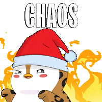 Everything Is Fine Laughing Sticker by Pudgy Penguins