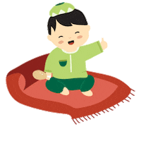 Fly Carpet Sticker by Grouu