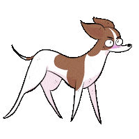 Greyhound Whippet Sticker