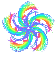 Art Rainbow Sticker by Quasi Crystals