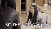 Yelling Sit Down GIF by Lexi Martone