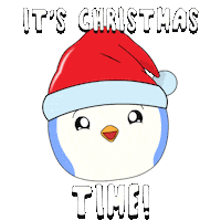 Happy Merry Christmas Sticker by Pudgy Penguins