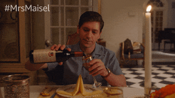Michael Zegen Drinking GIF by The Marvelous Mrs. Maisel