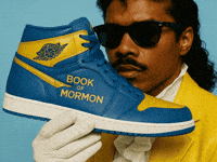 Book Of Mormon Shoes GIF by Jukebox Saints