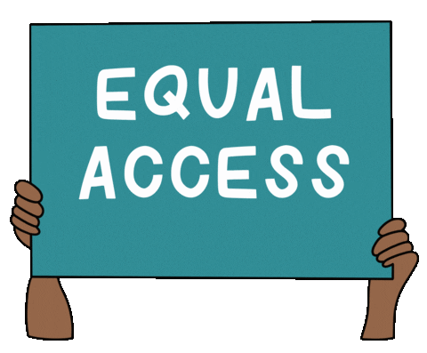 Equality Justice Sticker by @InvestInAccess
