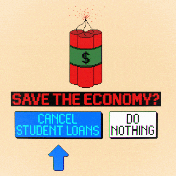 Student Loans Corona GIF by INTO ACTION