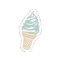 Qwetch summer icecream glace été Sticker