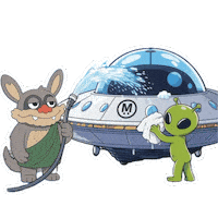 Happy Area 51 Sticker