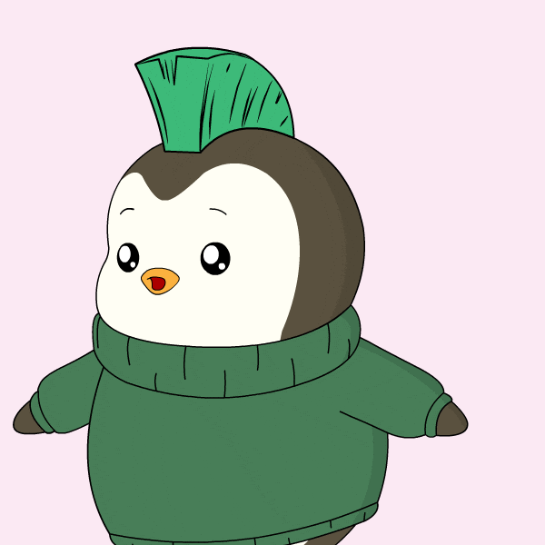 Scream GIF by Pudgy Penguins