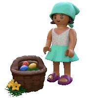 chocolate bunny Sticker by PLAYMOBIL