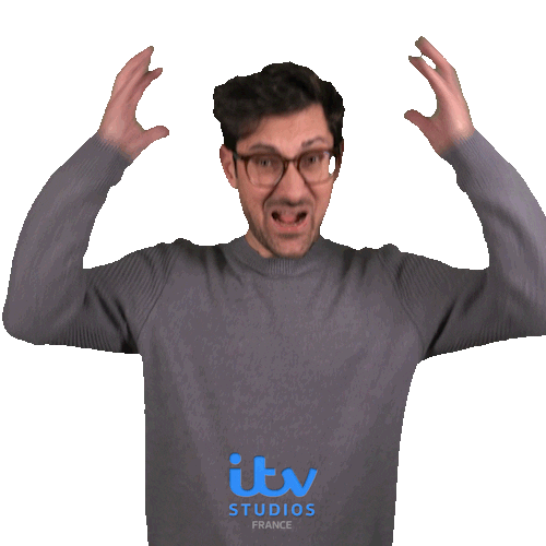 Happy Fou Sticker by ITV STUDIOS FRANCE