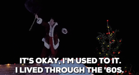 floating the santa clause GIF