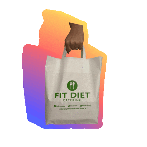 paperbag fitdiet Sticker