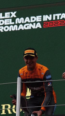 Lando trophy lift Imola