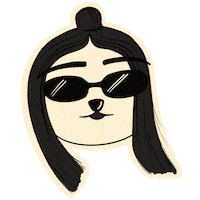 Yoko Ono Dog Sticker