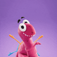 Dance Hello GIF by Claynosaurz