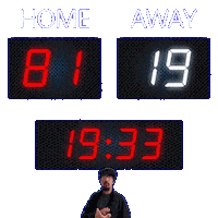19 Away Sticker