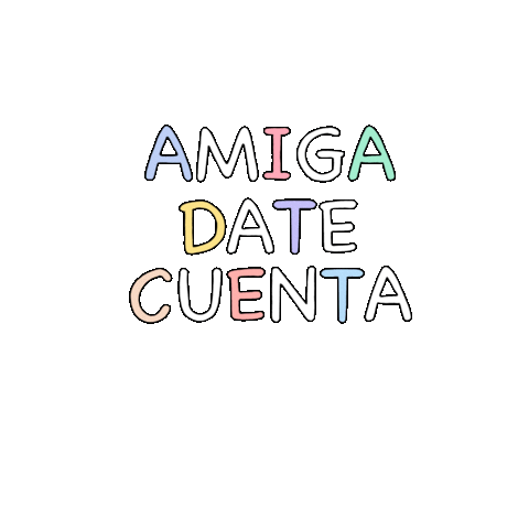 albaov giphyupload amiga date cuenta Sticker