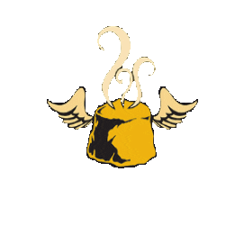 Breakfast Jumping Sticker by The Flying Biscuit Cafe - Five Points