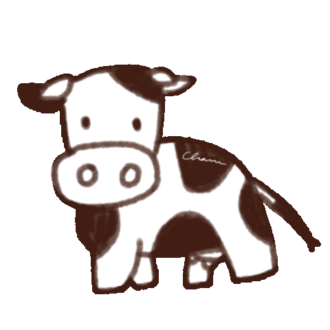Cow 牛 Sticker