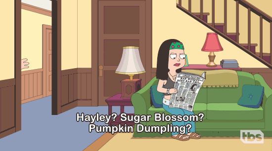 Stan Hayley GIF by American Dad