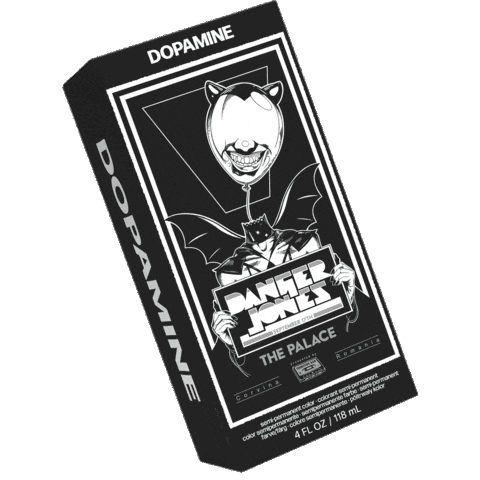 Black Hair Dopamine Sticker by Danger Jones™