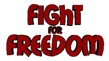 Fight For Freedom Sticker by OpticalArtInc.