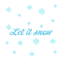 Let It Snow Sticker