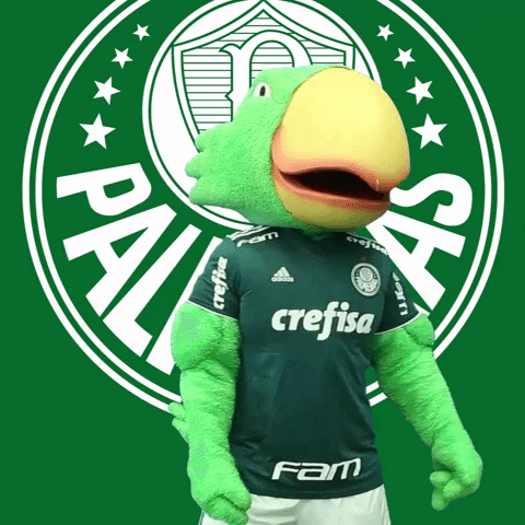 mascote chega mais GIF by SE Palmeiras