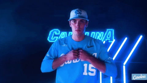 North Carolina Baseball GIF by UNC Tar Heels