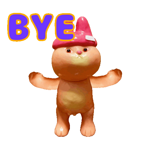 mainagamoto giphyupload cat cats bye Sticker