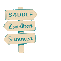 Abu Dhabi Summer Sticker by Saddle Cafe