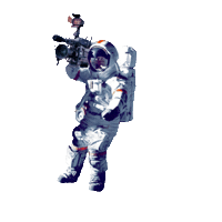 puremotionmedia camera media astronaut puremotion Sticker