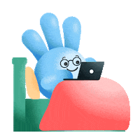 Work Hand Sticker by superpixelsg