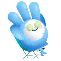 Fun Hand Sticker by superpixelsg