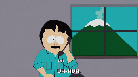 talking phone call GIF by South Park 