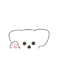 dear_Mangchi dog hello hi animal Sticker