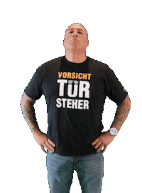 koelschekraat stop ramon stopp türsteher Sticker