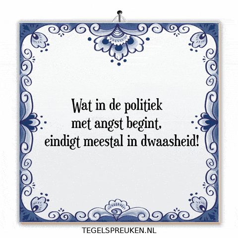 Nl Angst GIF by Tegelspreuken.nl