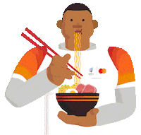 Bryan Habana Eating Sticker by Mastercard