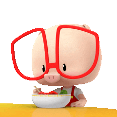 Hungry 3D Sticker by UpStudiosWorld