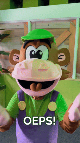 monkeytownnl giphyupload shit oops mistake GIF